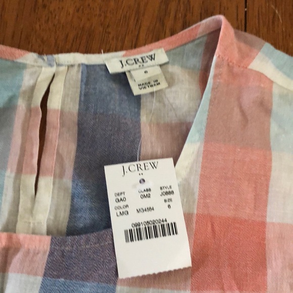 Plaid sleeveless top - Picture 2 of 2